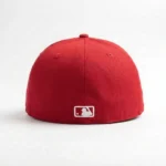59Fifty Fitted Los Angeles Dodgers Cap – White on Scarlet Red - Billede 3