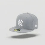 59Fifty Fitted New York Yankees Cap - White on Grey