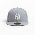 59Fifty Fitted New York Yankees Cap - White on Grey - Billede 2
