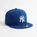 59Fifty Fitted New York Yankees Cap - White on Navy