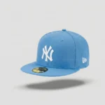 59Fifty Fitted New York Yankees – White on Sky Blue