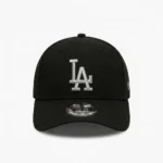 9Forty Los Angeles Dodgers – White on Black - Billede 2