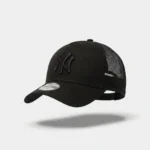 9Forty Trucker Cap New York Yankees – Black on Black