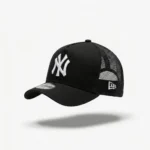 9Forty Trucker Cap New York Yankees – White on Black